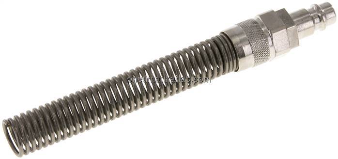 Kupplungsstecker (NW7,2) 12x9mm Schlauch m. Knickschutz