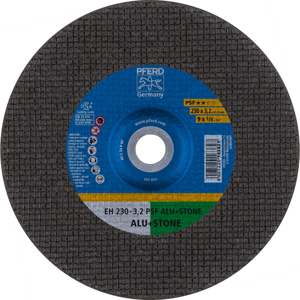 Trennscheiben EH 230-3,2 PSF ALU+STONE