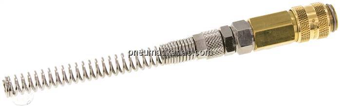 Kupplungsdose (NW5) 6x4mm Schlauch m. Knickschutz