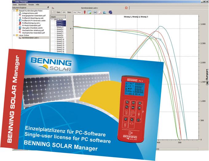 PC-Software SOLAR ManagerBenning