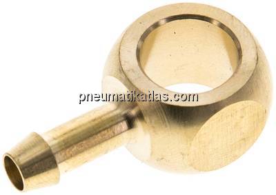 Ringstück für L-Gewindetülle G 1/4"-6 (1/4")mm, Messing