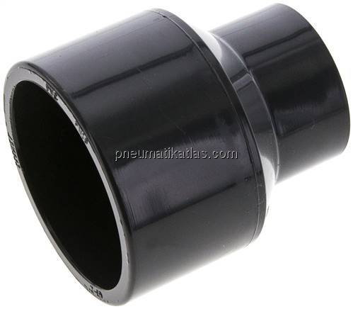 Klebemuffe, PVC-U, 63x75mm - 40mm