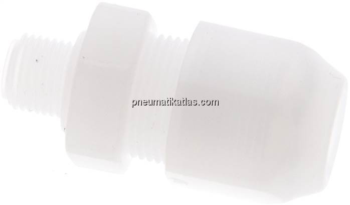 Gerade Verschraubung G 1/8"-10x8mm, Polypropylen