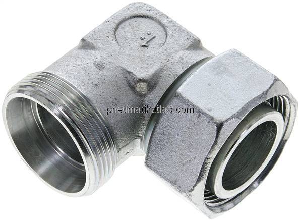 Einstellb. Winkel-Schneidringverschr. 35 L (M45x2), ohne Mutter & Schneidring, S