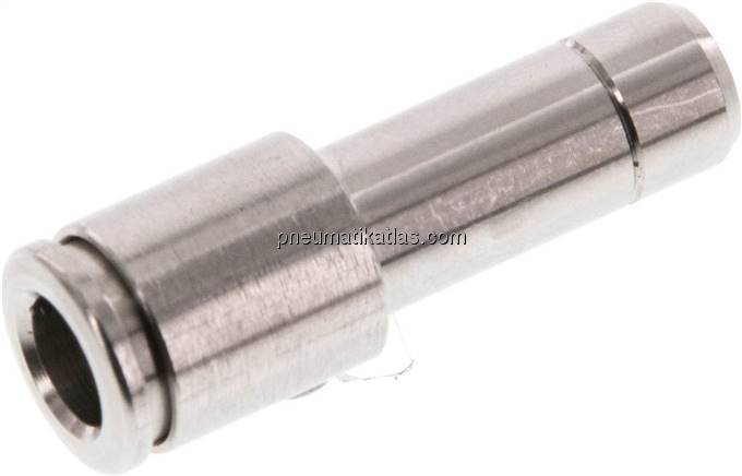 Reduzierung 8mm Stecknippel x 6mm Schlauch, IQS-Edelstahl