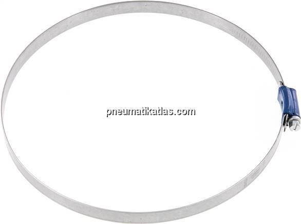 12mm Schlauchschelle 170 - 190mm, Stahl verzinkt (W1) (ABA)
