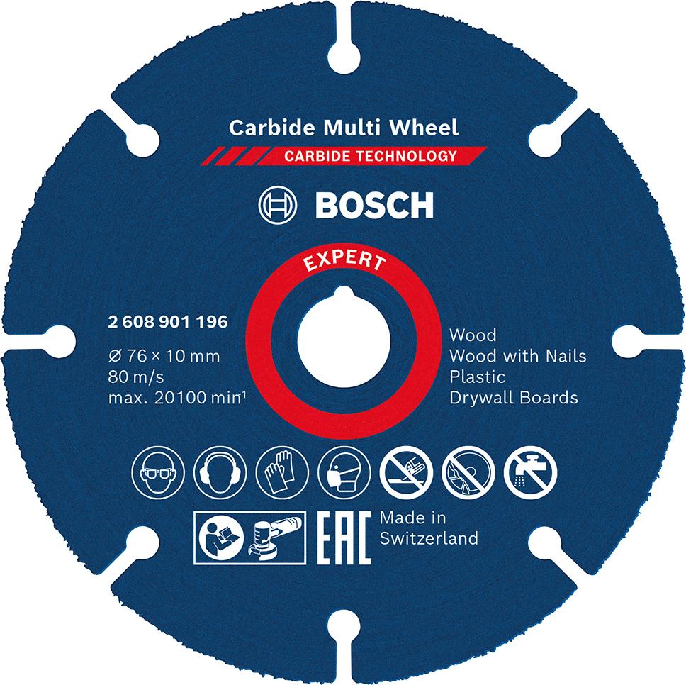 Carbide Multiwheel EXPERT76x10 mm Bosch Multi Wheel
