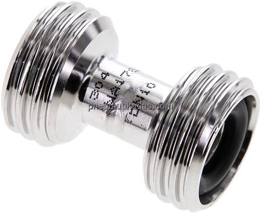 Doppelnippel (Milchgewinde) Rd 28 x 1/8"-Rd 28 x 1/8"