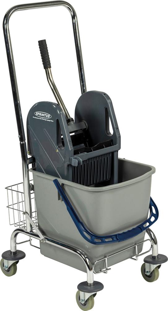 Artikelhauptbild Einfachfahreimer chrom 1x27l m.Presse
