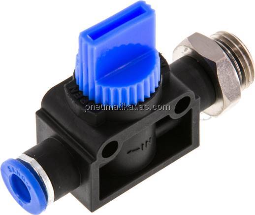 3/2-Wege-Absperrventil G 1/2"-10mm, Schlauchseite entlüftend