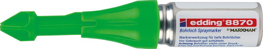 Bohrloch Spraymarker 8870 neongrün edding