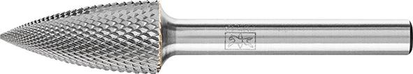 Frässtift HM Spitzbogenform 1225 MICRO 6mm 12x25mm Pferd