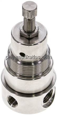 Druckregler, 1.4404, G 1/4", 0,5 - 8bar (nicht rücksteuerbar)