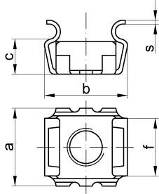 ART 88109 Käfigmuttern St. M 10 - 8 galv. verzinkt gal Zn Artikelbild