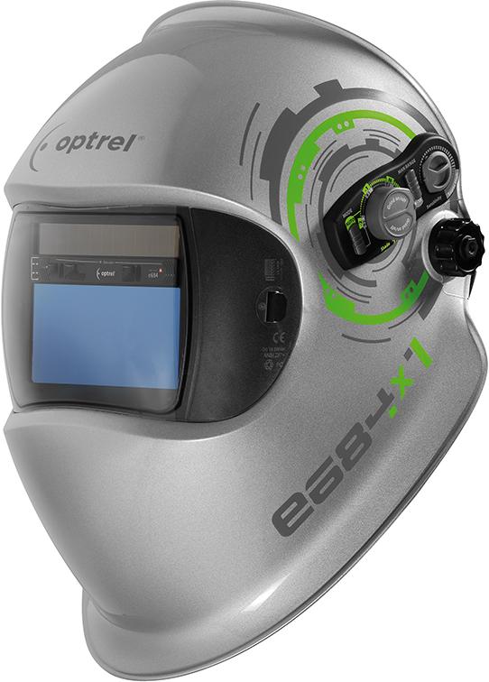 Automatik-Schweißerhelm e684, silber OPTREL