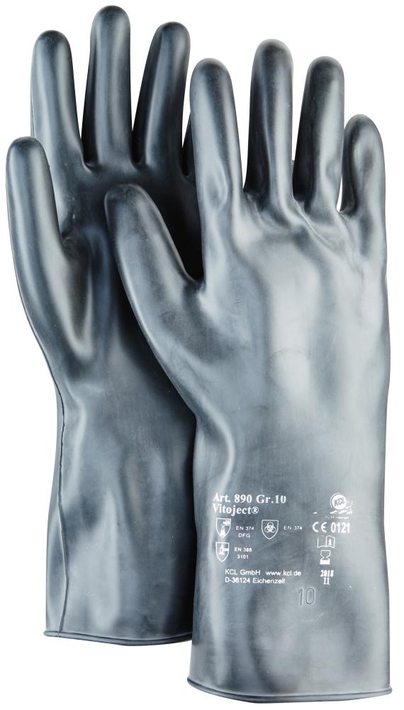 Handschuh Vitoject 890, 350 mm,Gr.11,schwarz