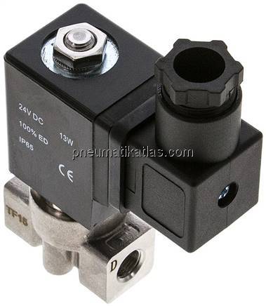 2/2-Wege Magnetventil G 1/8", stromlos geschlossen (NC),230 V AC Eco