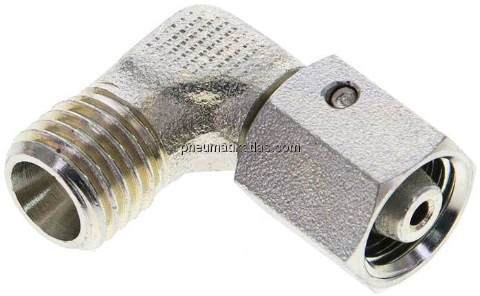Einstellb. Winkel-Schneidringverschr. 6 L (M12x1,5), ohne Mutter & Schneidring, 
