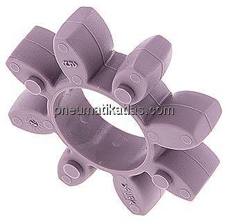 ROTEX-Zahnkranz, Gr. 28, Shore 98 A (violett)