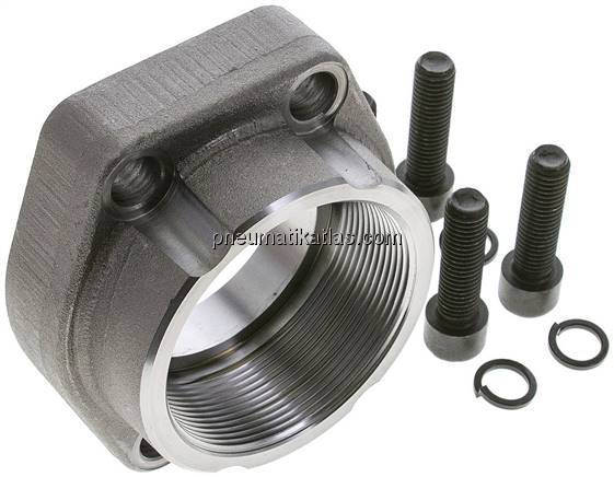 Flanschverschraubung 2-1/2"-SAE (3000 PSI), G 2-1/2" (IG)