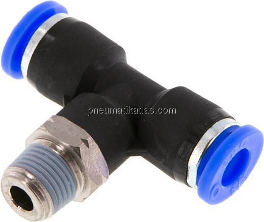 T-Steckanschluss NPT 1/8"-1/4" (6,35 mm), IQS-Inch