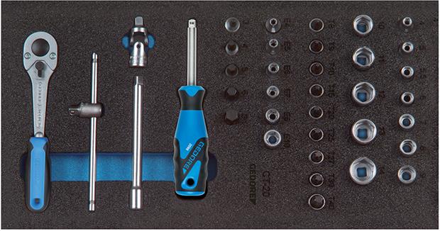 Werkzeugmodul 1/3 Steckschlüssel-Satz 1/4" Gedore Werkzeugmodul 1/3 Steckschlüssel-Satz 1/4" Gedore