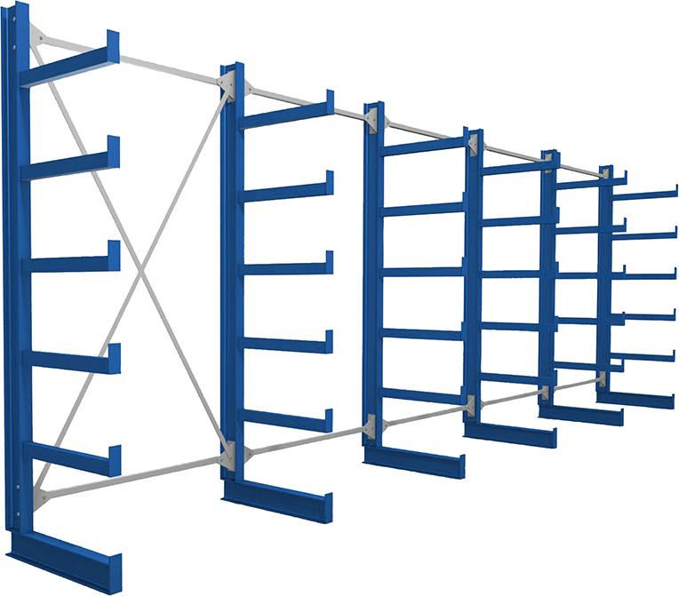 5 Felder/6 Ständer Tragkr. /Arm 200kg Ständerlast/Seite 1000 kgStänderprofil: IPE 100 5 Felder/6 Ständer Tragkr. /Arm 200kg Ständerlast/Seite 1000 kgStänderprofil: IPE 100