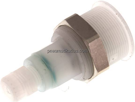 Abreißkupplungsdose (NW5) 6x4mm Schlauch, PVDF