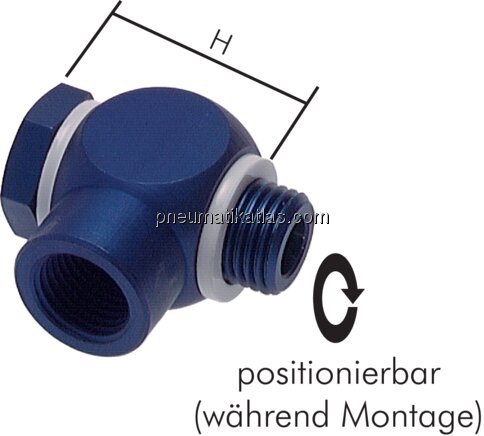 Exemplarische Darstellung: Winkel-Schlauchverschra
