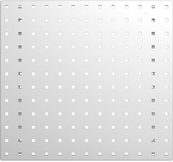 Lochplatte B495xH457 mm lichtgrau RAL 7035