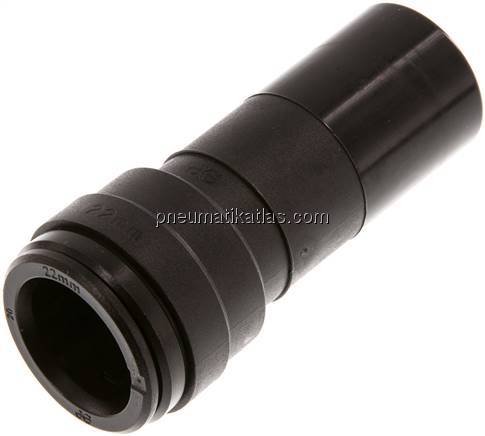 Reduzierung 28mm Stecknippel x 22mm Schlauch, IQS-Big