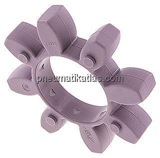 ROTEX-Zahnkranz, Gr. 55, Shore 98 A (violett)