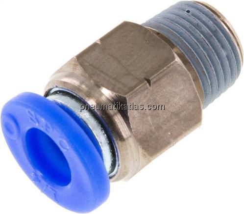 Gerader Steckanschluss NPT 1/8"-1/4" (6,35 mm), IQS-Inch