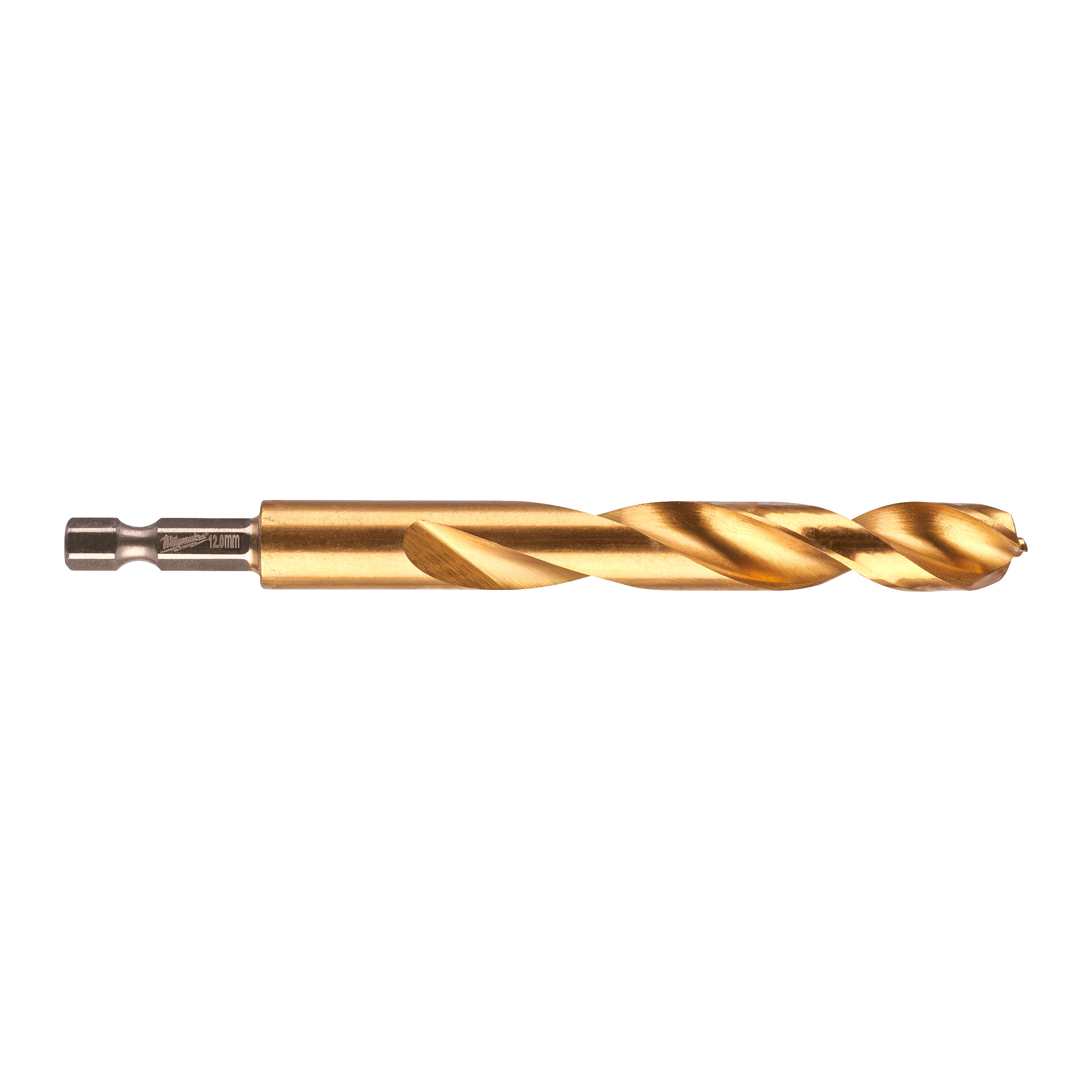 SHOCKWAVE Metallbohrer HSS G RED HEX Titan 1/4" 12,0 x 127 mm