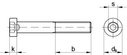 DIN 6912 8.8 M 20 x 90 galv. verzinkt gal Zn Artikelbild
