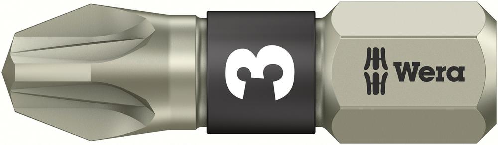 Bit rostfrei 1/4" DIN 3126 C6,3 PZ3x25mm Wera Bit rostfrei 1/4" DIN 3126 C6,3 PZ3x25mm Wera