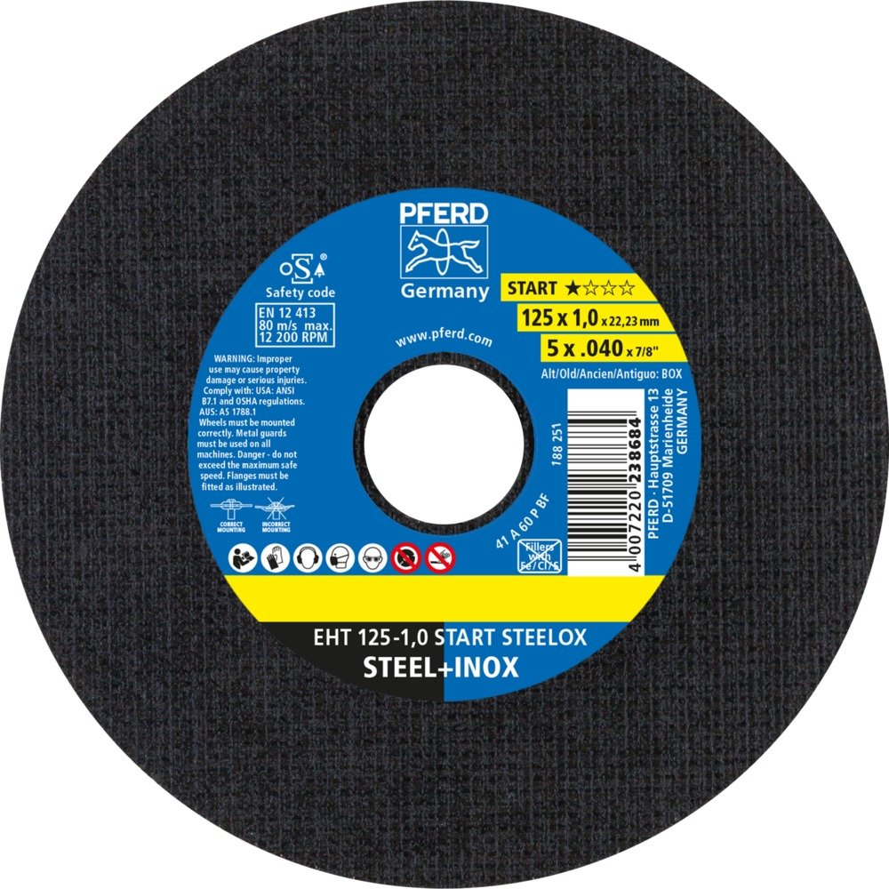 Trennscheiben EHT 125-1,0 MM START STEELOX