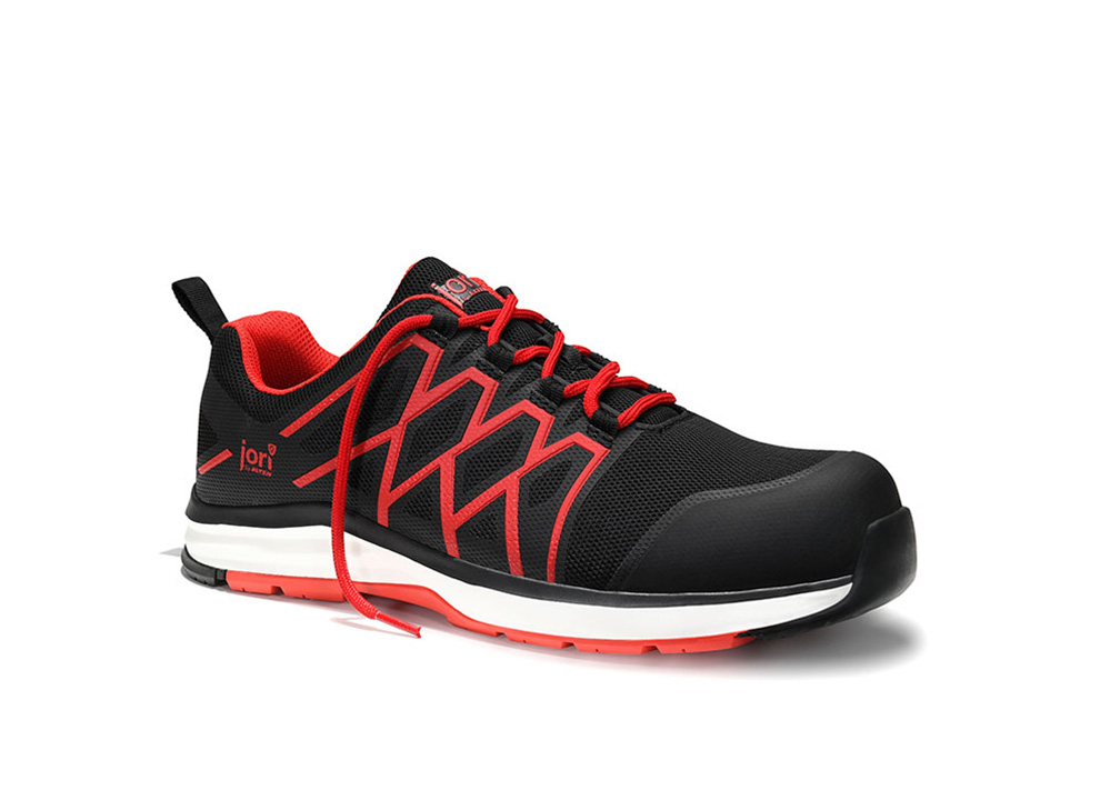 Sicherheitshalbschuh jo_SWIFT black-red Low ESD S1P