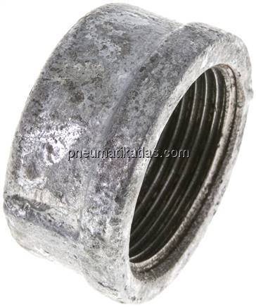 Verschlusskappe Rp 1-1/4", Temperguss verzinkt