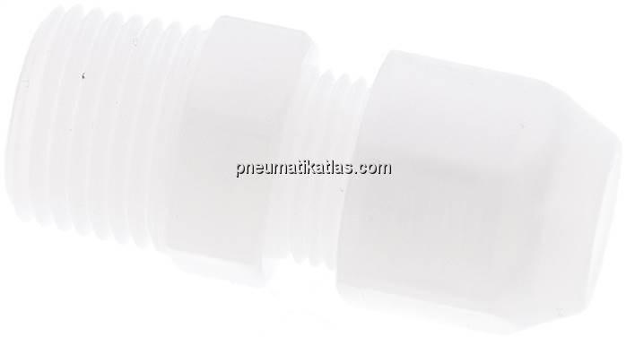 Gerade Verschraubung R 1/2"-12x10mm, Polypropylen