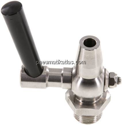 Edelstahl-Probierhahn G 1/2", PN 6