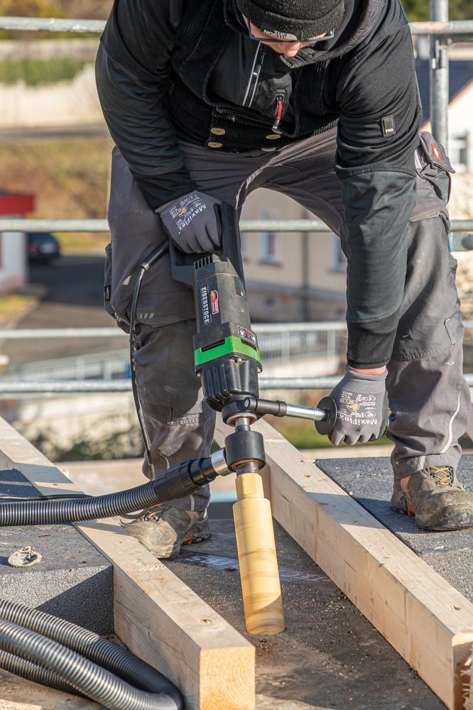 Dia.-Trockenbohrkrone Ø 150mm Eibenstock 350 mm Nutzlänge TIMBER-PRO für Holz