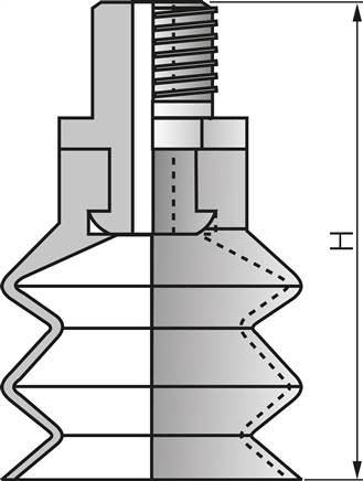 Zeichnung: Montagebeispiel mit Halter