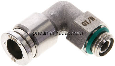 Winkel-Steckanschluss G 1/8"-8mm, IQS-ES LE/IQS-PVDF