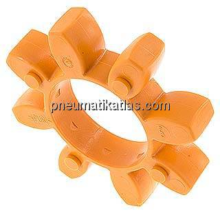 ROTEX-Zahnkranz, Gr. 65, 92 A (orange)