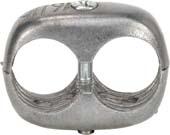 Doppelschlauchklemme Leichtmetall, 16 x 16 mm