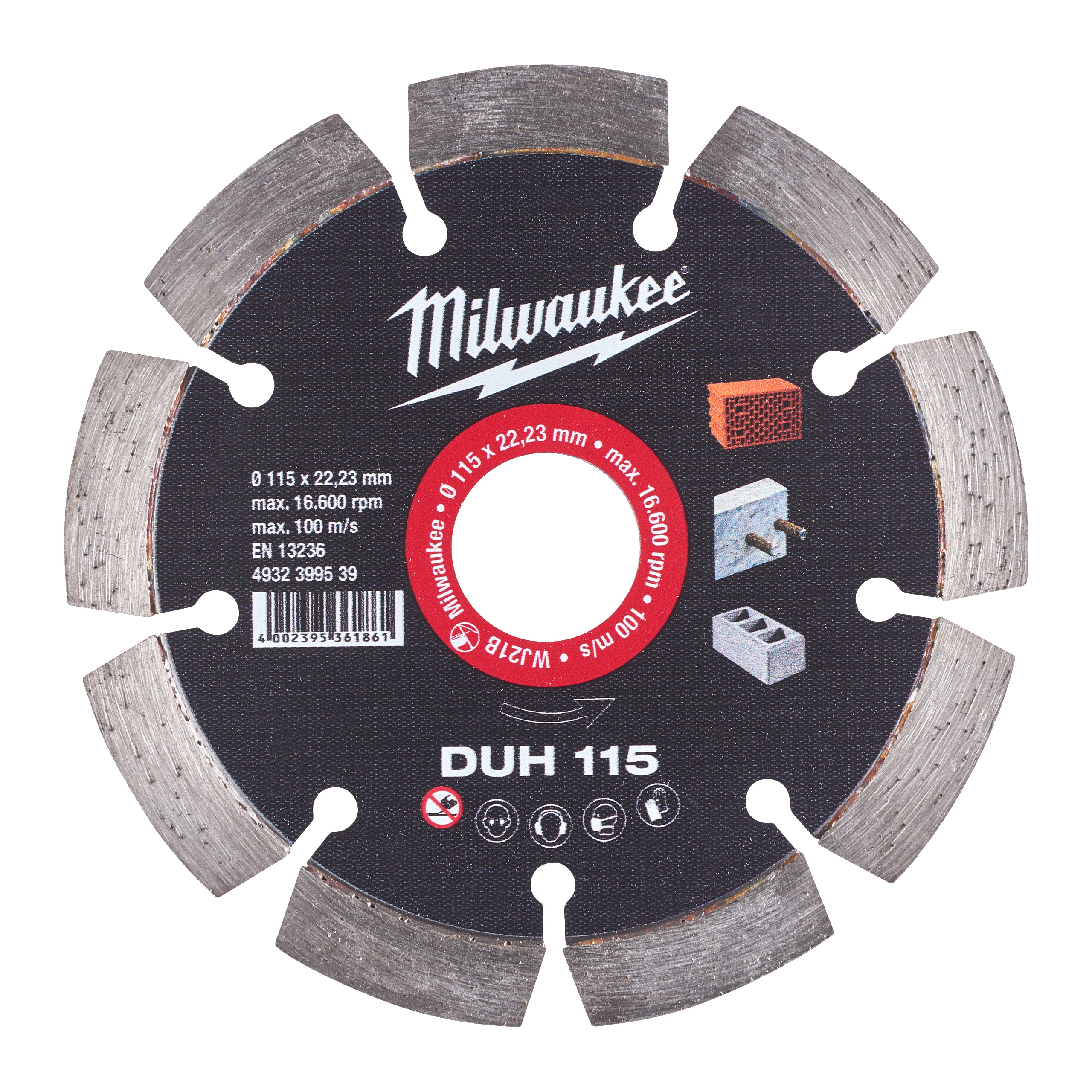 Diamanttrennscheibe DUH 400 mm für harte Materialien