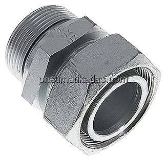 Einstellb. Schneidringverschr. G 1-1/2"-42 L, Stahl verzinkt