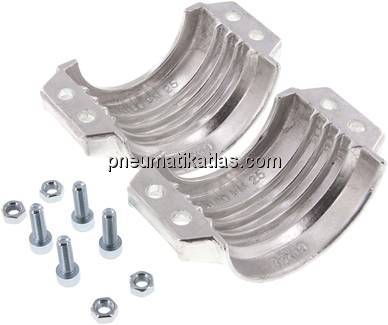 Klemmschalen 94 - 97mm, Aluminium, EN14420-3 (DIN2817) Klemmschalen 94 - 97mm, Aluminium, EN14420-3 (DIN2817)