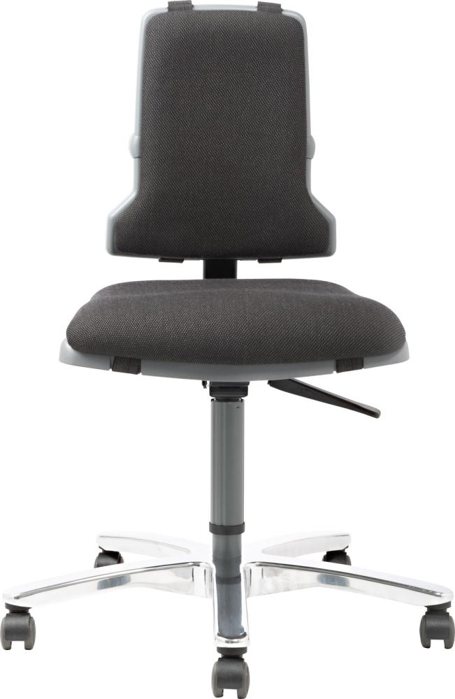 Artikelhauptbild Bimos Arbeitsstuhl 9816-UL01 Sintec 160 Sitzhöhe 450-600 mm mit Gleiter,Stoff schwarz